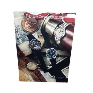 1982 Timex Carriage Collection Watch Original Print Ad vintage 80s